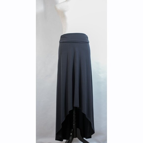 Michael Kors Womens Asymmetrical Strapless Maxi Skirt Dress Black Size XS - Picture 5 of 14